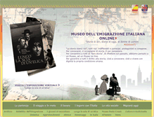 Tablet Screenshot of museoemigrazioneitaliana.org